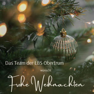 Weihnachtswünsche LBS Obertrum