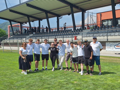 Team LBS-Obertrum mit Betreuern